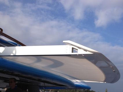 slideSHADE T – ausfahrende Tragestruktur